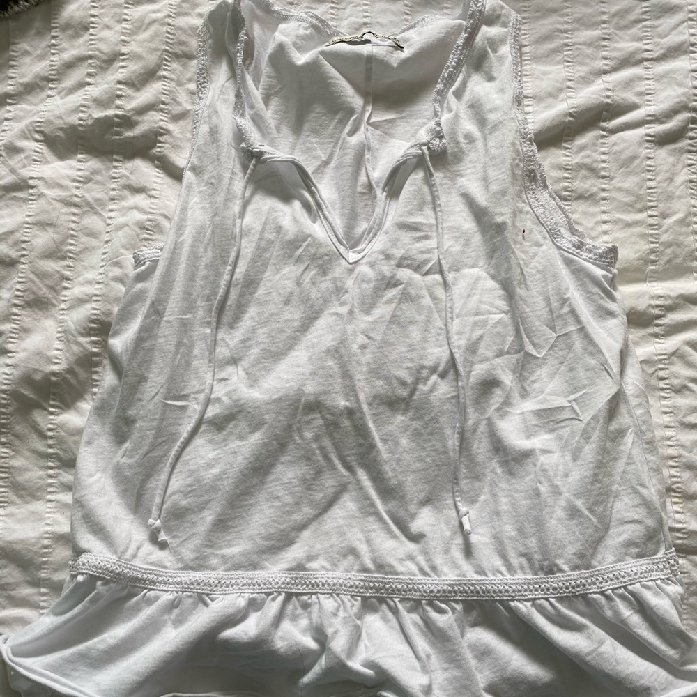 Abercrombie and Fitch white tank top